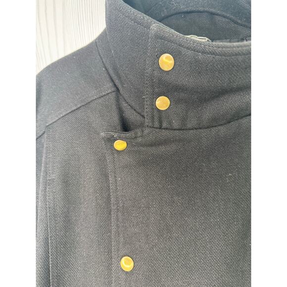 Vintage Members Only Italiano Classico Corso D’anno 1980s Wool Jacket Black 40 - Picture 4 of 12